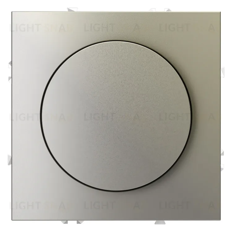 Светорегулятор поворотно-нажимной (LED 200Вт, галог. и лампы накал. 600Вт) Voltum S70, шелк VLS070304 VLS070304