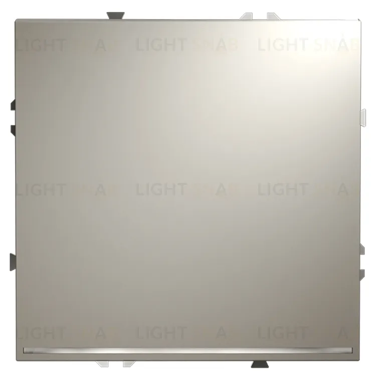 Выключатель одноклавишный проходной с подсветкой Voltum S70 10А, кашемир VLS010403 VLS010403