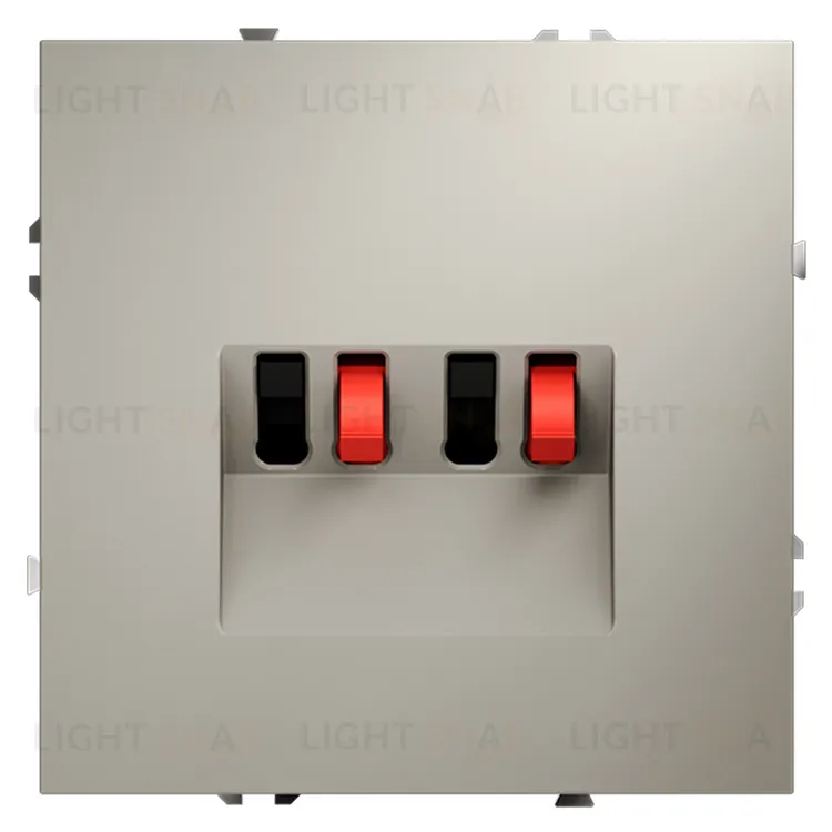 Розетка акустическая двойная Voltum S70, кашемир VLS060303 VLS060303