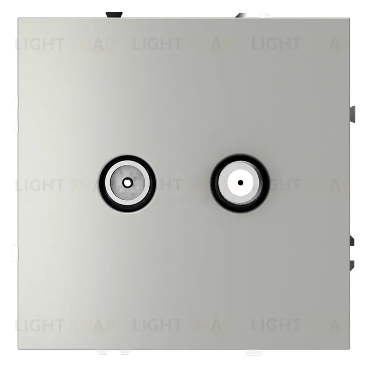 Розетка TV+SAT Voltum S70, сталь VLS060405 VLS060405