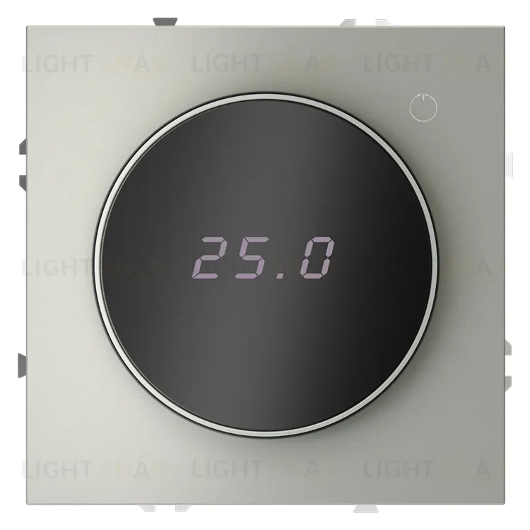 Регулятор теплого пола с датчиком пола Voltum S70 16А, сталь VLS070105 VLS070105