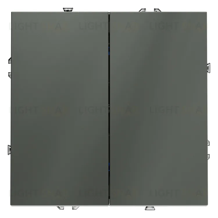 Выключатель двухклавишный Voltum S70 10А, титан VLS020106 VLS020106