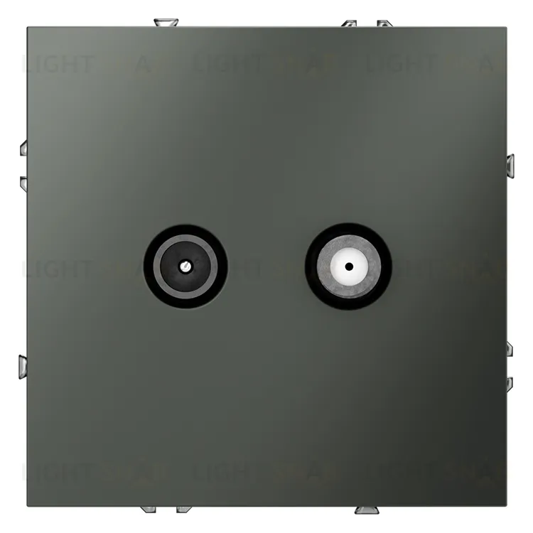 Розетка TV+SAT Voltum S70, титан VLS060406 VLS060406