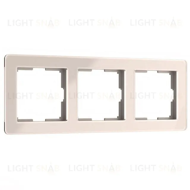 Рамка тройная Werkel Acrylic айвори a060539 a060539