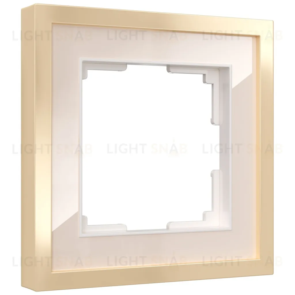 Рамка одинарная Werkel Baguette айвори-латунь a060233 a060233