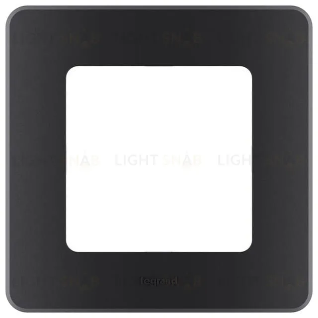 Рамка одинарная Daccord (Legrand) INSPIRIA антрацит 673933 673933