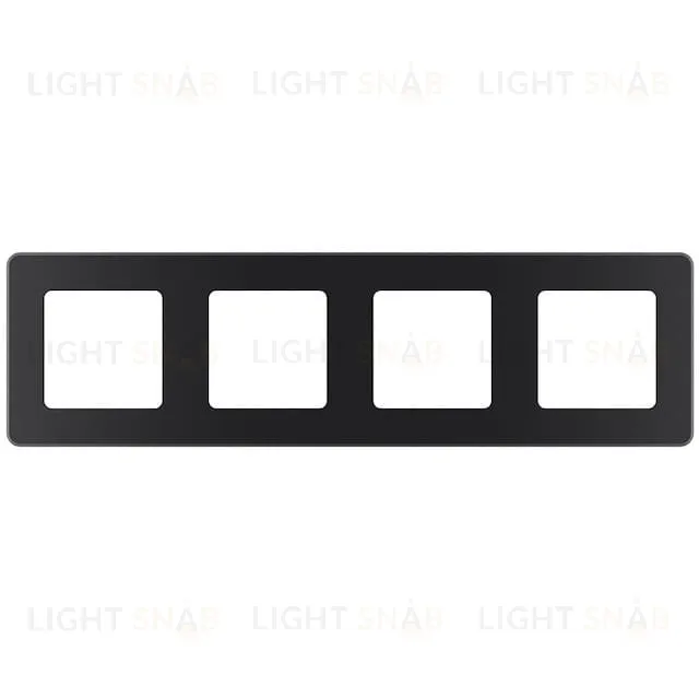 Рамка четверная Daccord (Legrand) INSPIRIA антрацит 673963 673963