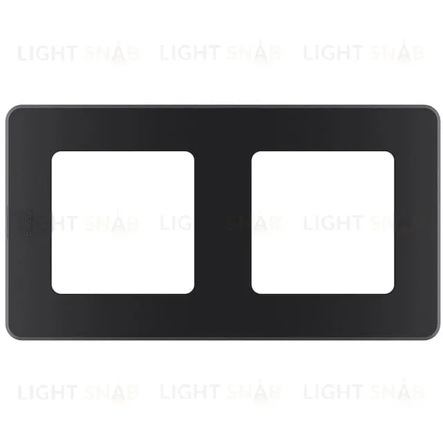 Рамка двойная Daccord (Legrand) INSPIRIA антрацит 673943 673943