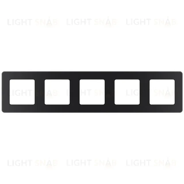 Рамка пятерная Daccord (Legrand) INSPIRIA антрацит 673973 673973