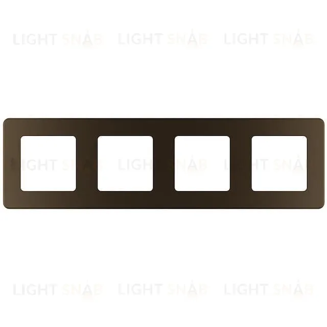 Рамка четверная Daccord (Legrand) INSPIRIA бронза 673969 673969