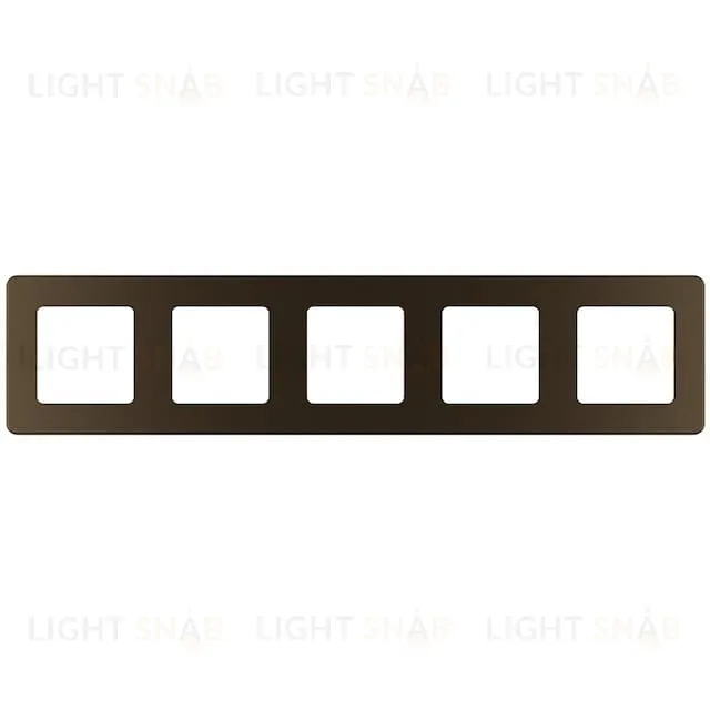 Рамка пятерная Daccord (Legrand) INSPIRIA бронза 673979 673979