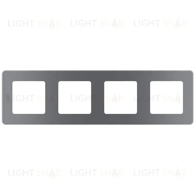Рамка четверная Daccord (Legrand) INSPIRIA дымчатый 673967 673967