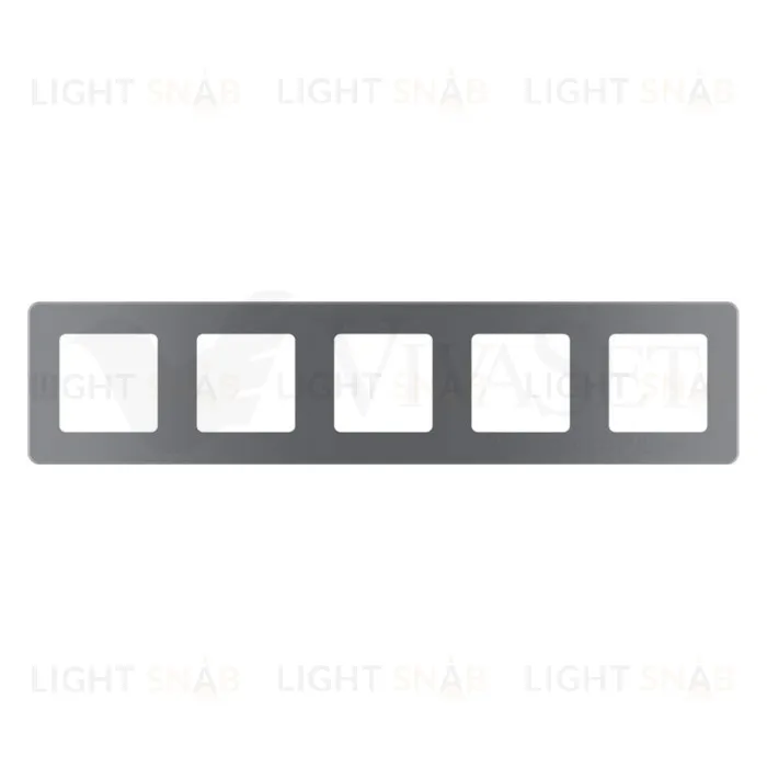 Рамка пятерная Daccord (Legrand) INSPIRIA дымчатый 673977 673977