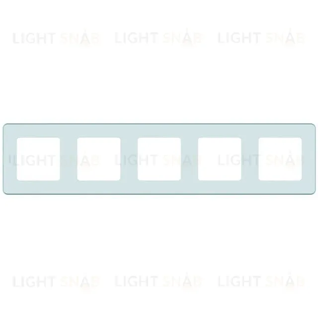 Рамка пятерная Daccord (Legrand) INSPIRIA мятный 673975 673975
