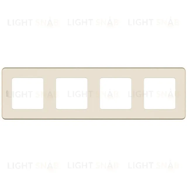 Рамка четверная Daccord (Legrand) INSPIRIA слоновая кость 673961 673961