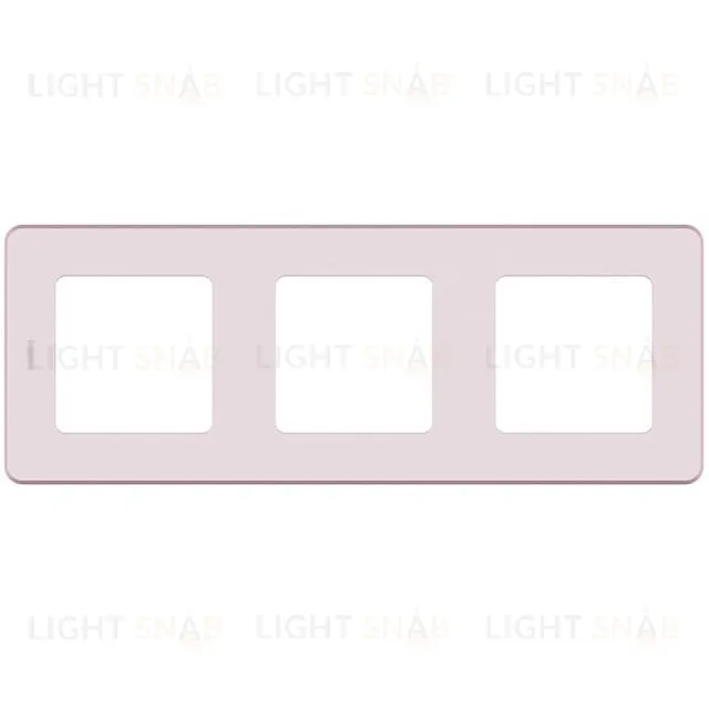 Рамка тройная Daccord (Legrand) INSPIRIA розовый 673954 673954