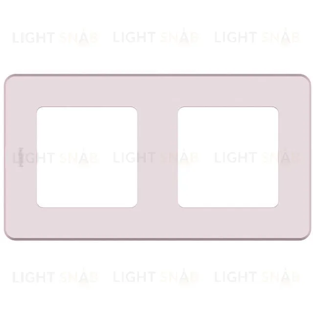 Рамка двойная Daccord (Legrand) INSPIRIA розовый 673944 673944