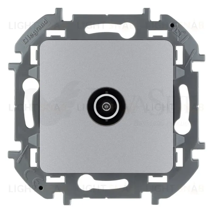 Розетка TV проходная 14 дБ - 5-862 мГц, Daccord (Legrand) INSPIRIA алюминий 673862 673862