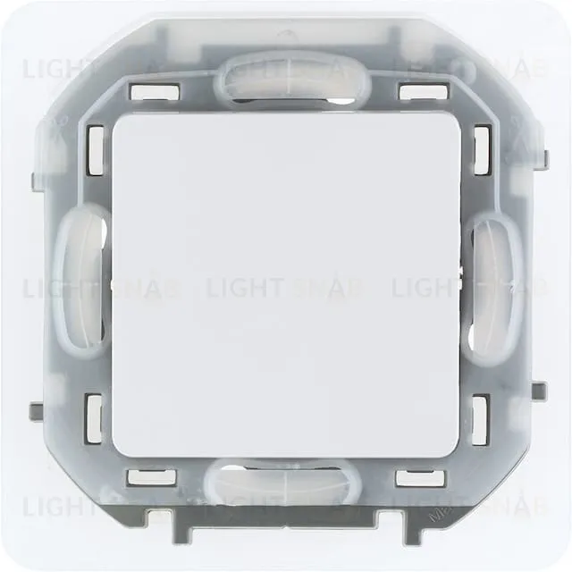 Выключатель одноклавишный проходной (из 2-х мест) IP44 Daccord (Legrand) INSPIRIA 10A/250В, белый 673670 673670