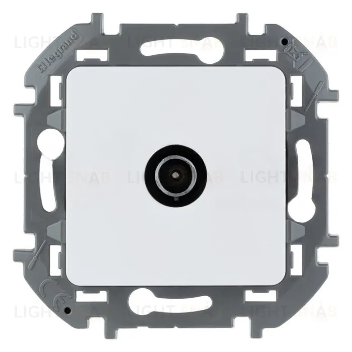 Розетка TV оконечная 10дБ 862 МГц, Daccord (Legrand) INSPIRIA белый 673870 673870