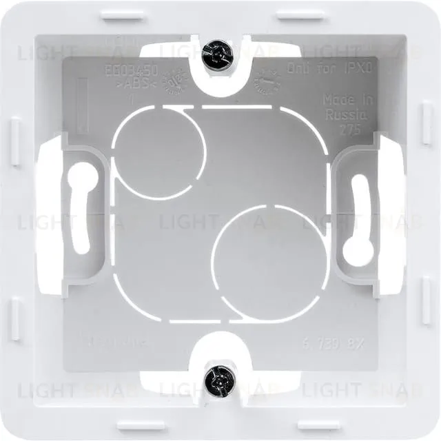 Одноместная коробка для накладного монтажа Daccord (Legrand) INSPIRIA, белый 673980 673980