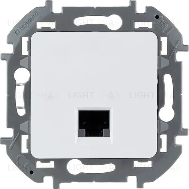Розетка компьютерная одинарная 5 кат, RJ 45, UTP Daccord (Legrand) INSPIRIA, белый 673825 673825