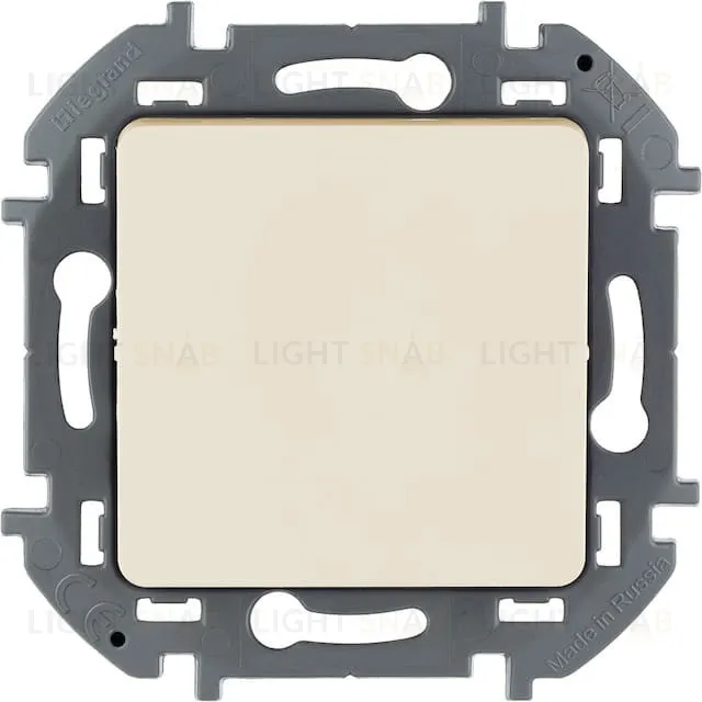 Выключатель одноклавишный Daccord (Legrand) INSPIRIA 10A/250В, слоновая кость 673601 673601