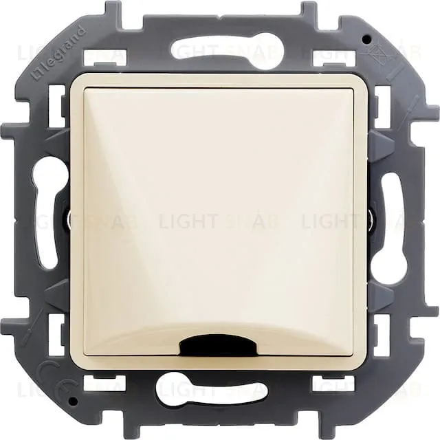 Вывод кабеля с зажимом для крепления Daccord (Legrand) INSPIRIA слоновая кость 673891 673891