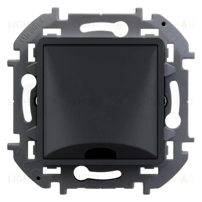 Вывод кабеля с зажимом для крепления Daccord (Legrand) INSPIRIA антрацит 673893 673893