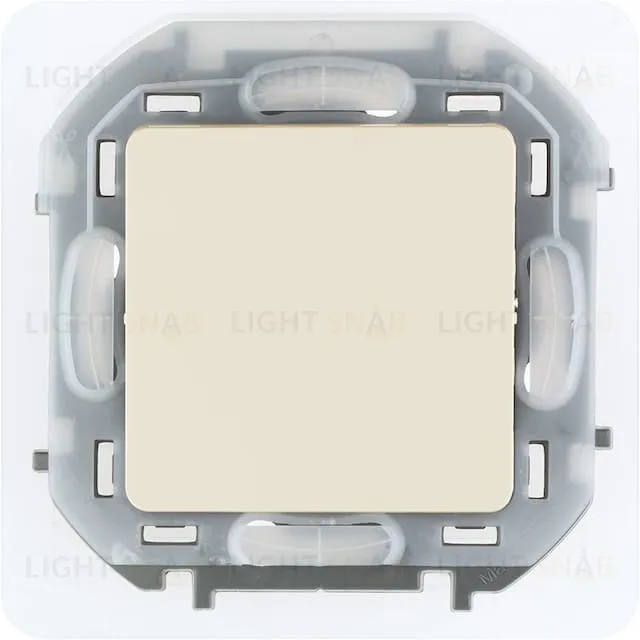 Выключатель одноклавишный проходной (из 2-х мест) IP44 Daccord (Legrand) INSPIRIA 10A/250В, слоновая кость 673671 673671