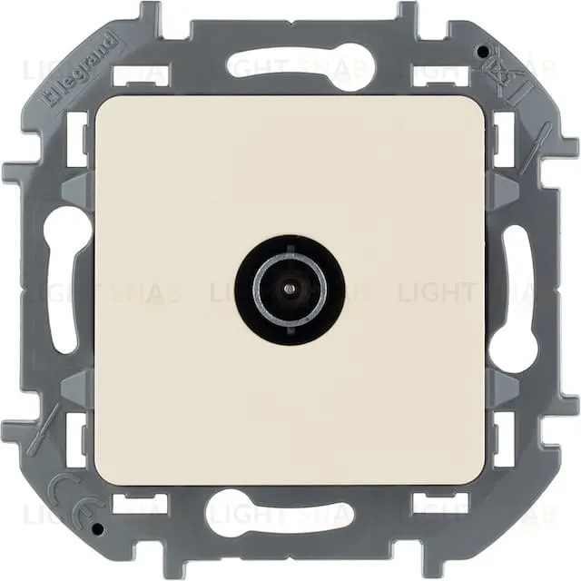 Розетка TV единственная (звезда), Daccord (Legrand) INSPIRIA слоновая кость 673851 673851