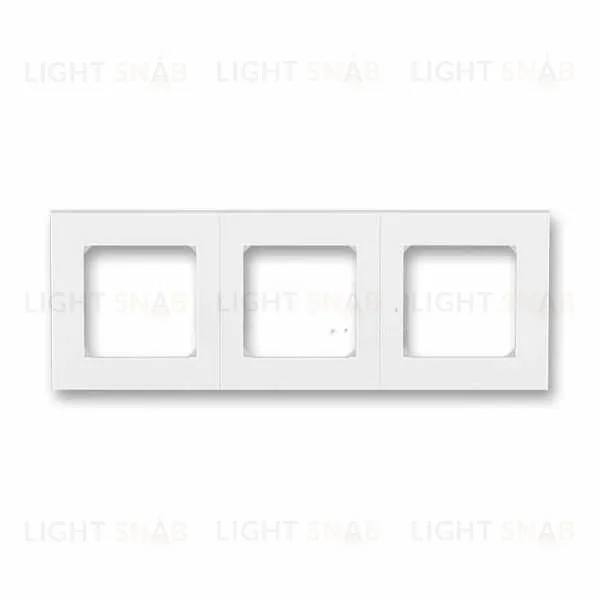 Рамка тройная ABB Levit белый-ледяной 2CHH015030A6001 2CHH015030A6001