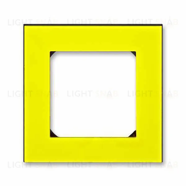 Рамка одинарная ABB Levit желтый-дымчатый чёрный 2CHH015010A6064 2CHH015010A6064