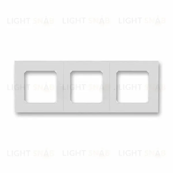 Рамка тройная ABB Levit серый-белый 2CHH015030A6016 2CHH015030A6016