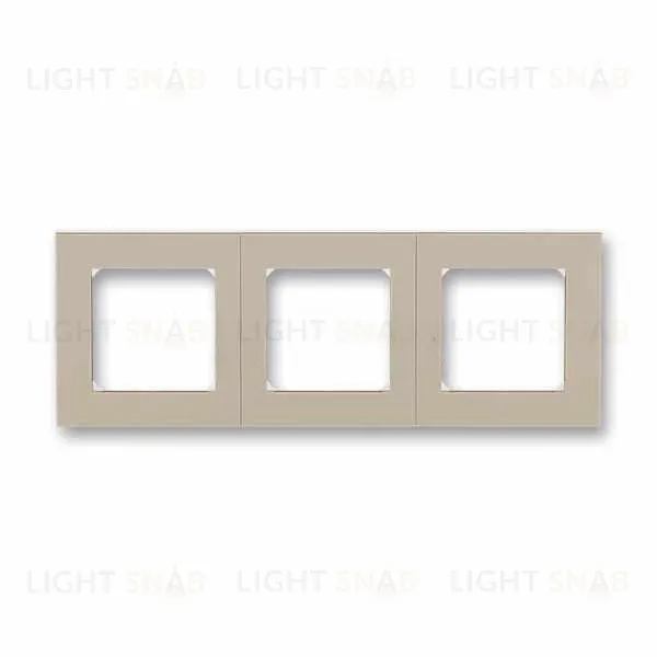 Рамка тройная ABB Levit кофе макиато-белый 2CHH015030A6018 2CHH015030A6018