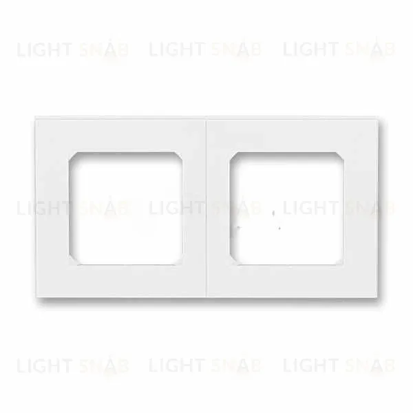 Рамка двойная ABB Levit белый-белый 2CHH015020A6003 2CHH015020A6003