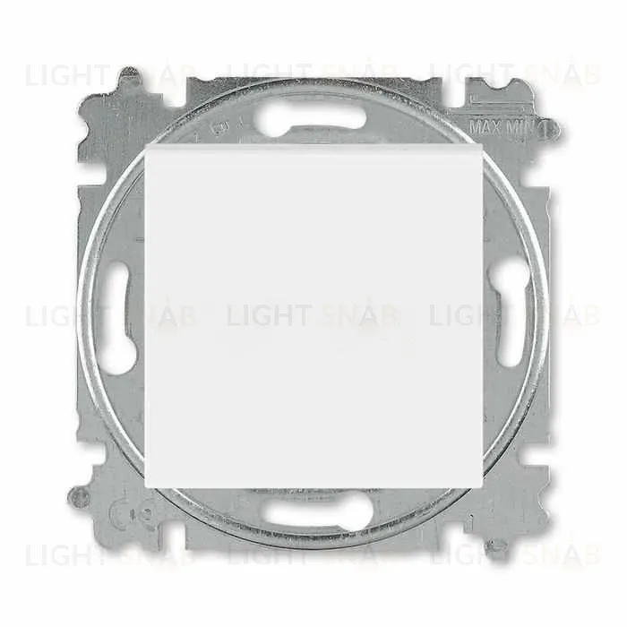 Выключатель одноклавишный ABB Levit, 10 А, белый-ледяной 2CHH590145A6001 2CHH590145A6001