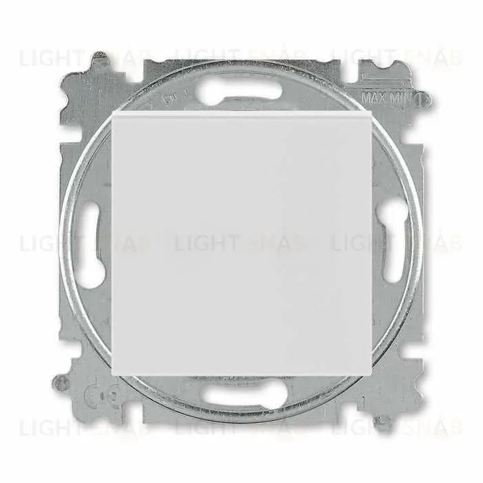 Переключатель одноклавишный ABB Levit (с 2-х мест) 10А, серый-белый 2CHH590645A6016 2CHH590645A6016
