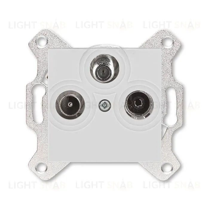 Розетка TV-R-SAT единственная ABB Levit, серый 2CHH083303A6016 2CHH083303A6016