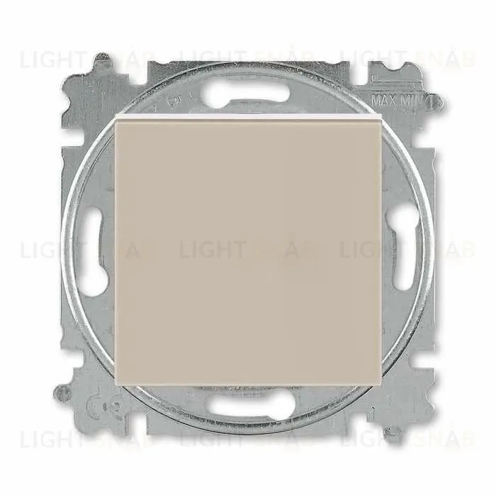 Выключатель одноклавишный ABB Levit, 10 А, кофе макиато-белый 2CHH590145A6018 2CHH590145A6018