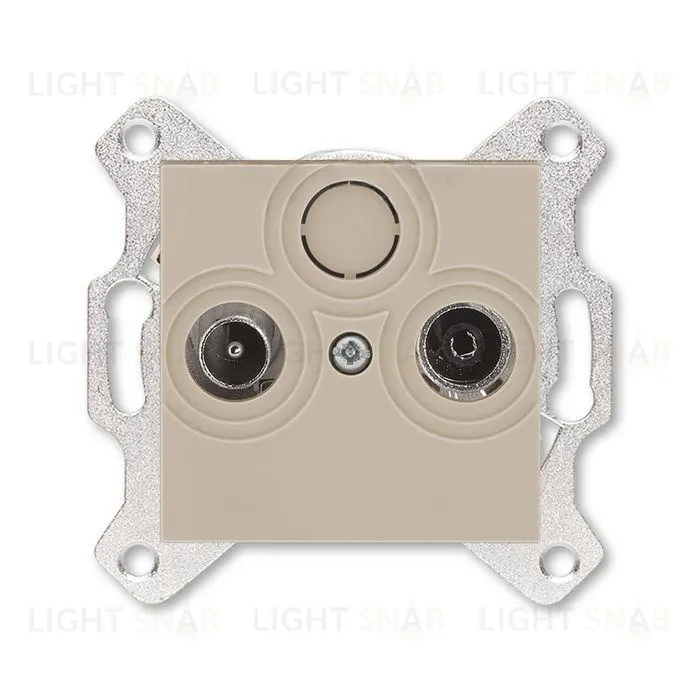 Розетка TV-R оконечная ABB Levit, кофе макиато 2CHH083503A6018 2CHH083503A6018