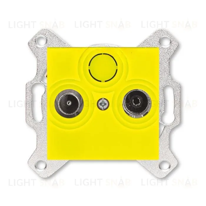 Розетка TV-R оконечная ABB Levit, желтый 2CHH083503A6064 2CHH083503A6064