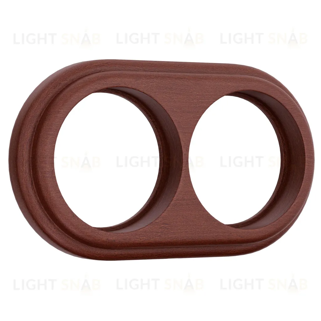 Рамка двойная Werkel Legend итальянский орех a050993 a050993