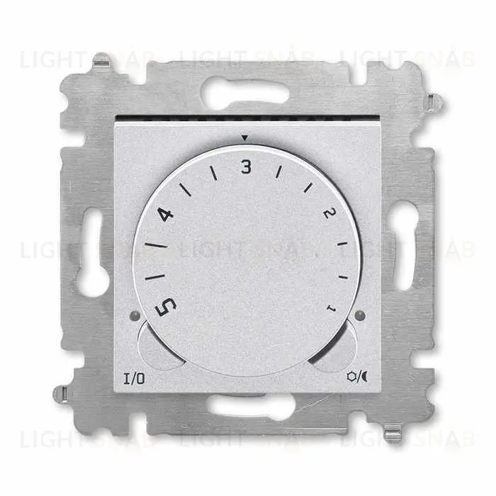 Терморегулятор теплого пола ABB Levit с датчиком, 16А, серебро-дымчатый чёрный 2CHH920003A6070+2CHU919010A4000 2CHH920003A6070 + 2CHU919010A4000