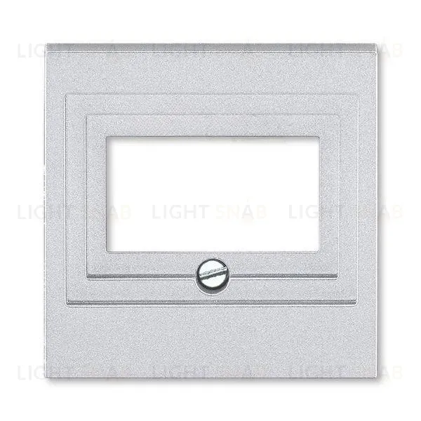 Акустическая розетка двойная ABB Levit, серебро 2CKA000230A0464+2CHH290040A4070 2CKA000230A0464 + 2CHH290040A4070