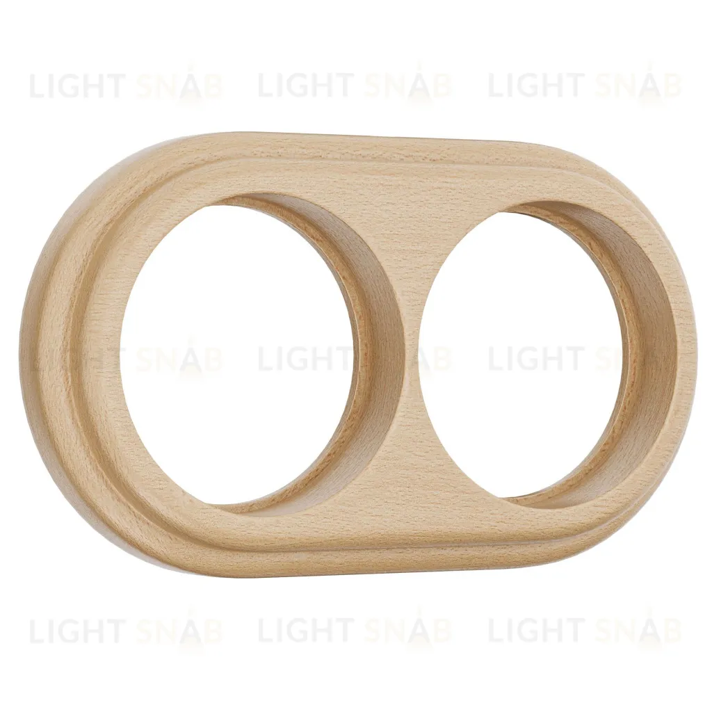 Рамка двойная Werkel Legend светлый бук a050996 a050996