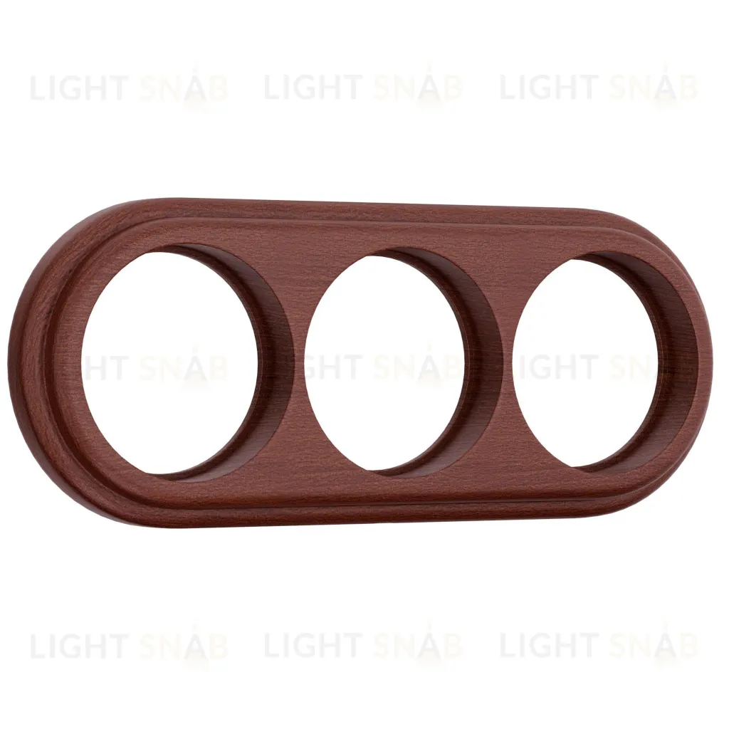 Рамка тройная Werkel Legend итальянский орех a050992 a050992