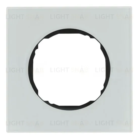 Рамка одинарная для установки заподлицо Berker R.8 стекло полярная белизна 10112609 10112609