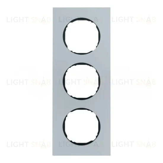 Рамка тройная для установки заподлицо Berker R.8 анодированный алюминий 10132674 10132674