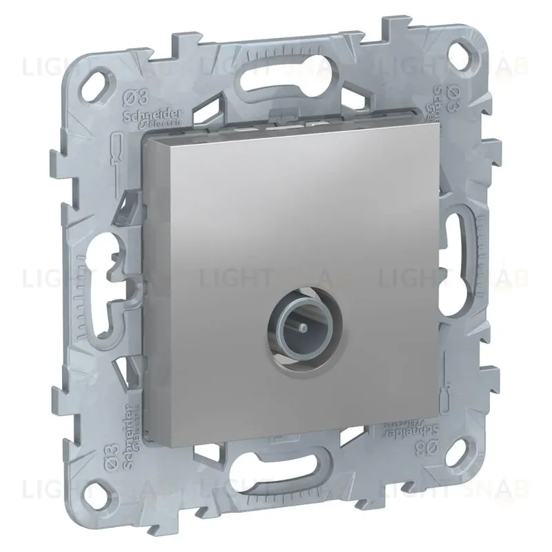 Розетка TV оконечная Schneider Unica New, алюминий NU546430 NU546430